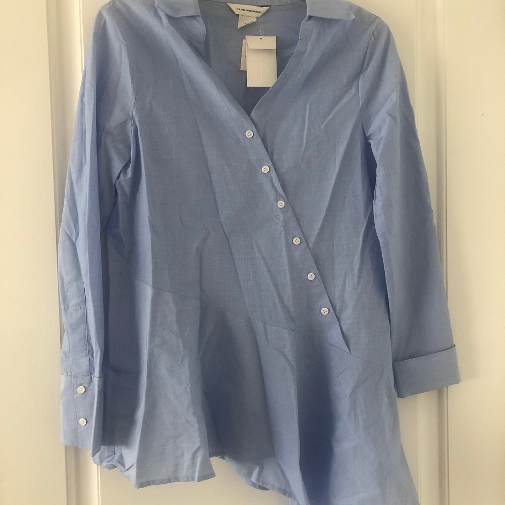 Club Monaco asymmetric shirt - NWT